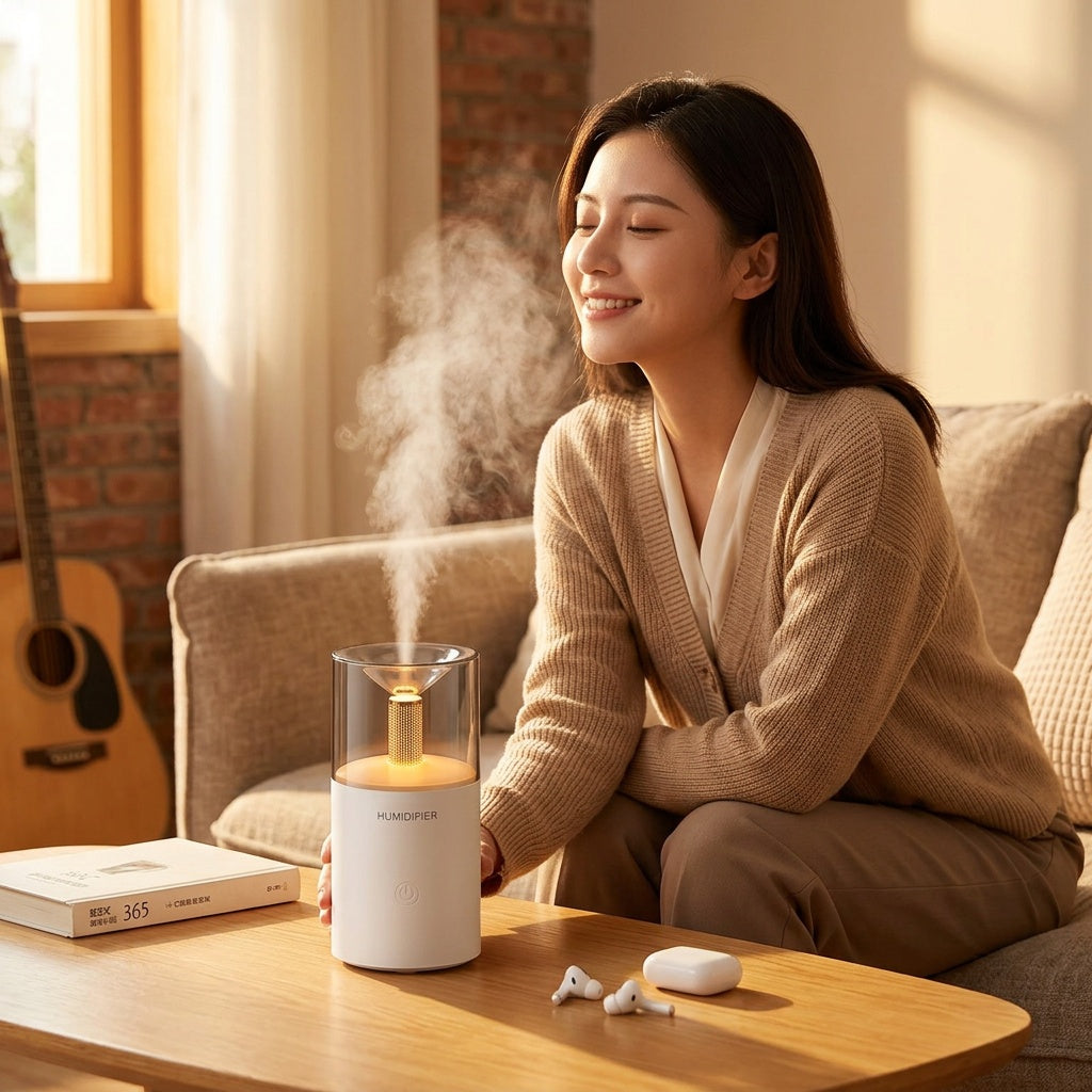Portable Car USB Humidifier for Dry Air Relief