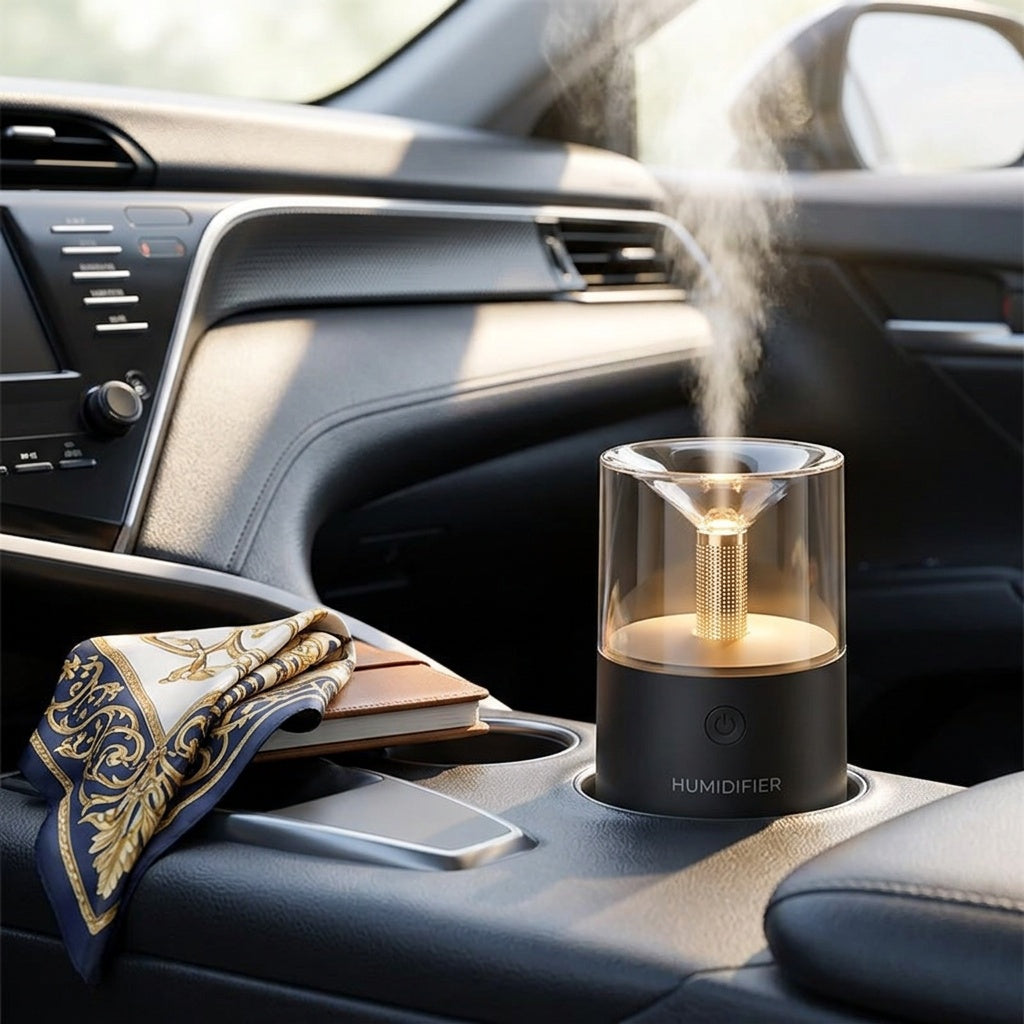 Portable Car USB Humidifier for Dry Air Relief