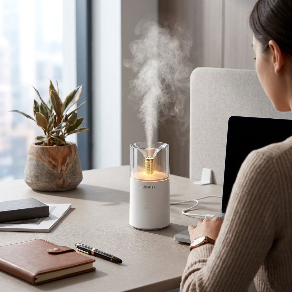 Portable Car USB Humidifier for Dry Air Relief