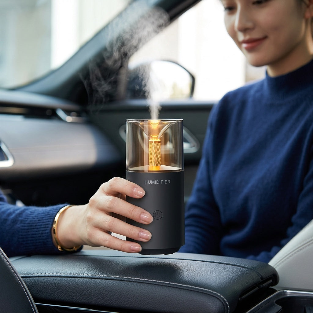 Portable Car USB Humidifier for Dry Air Relief