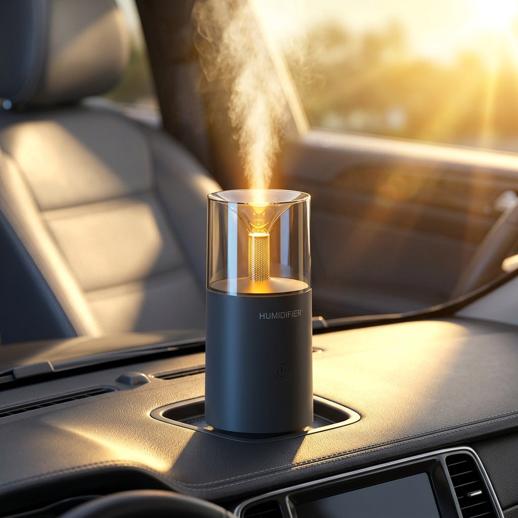 Portable Car USB Humidifier for Dry Air Relief